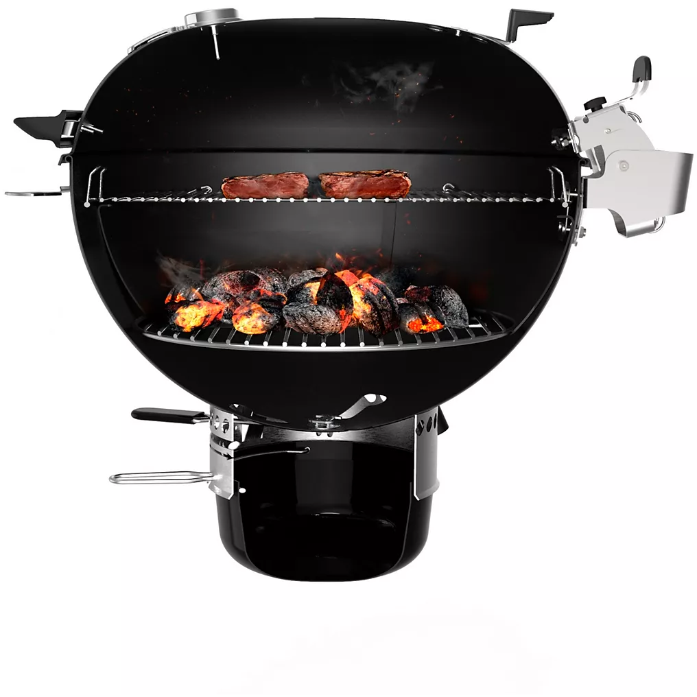 Barbecue charbon WEBER master-touch GBS premium E-5775 black sur pied 57 cm