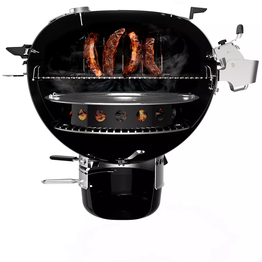 Barbecue charbon WEBER master-touch GBS premium E-5775 black sur pied 57 cm
