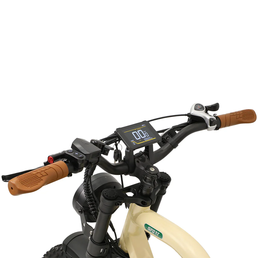 VTT Électrique à Suspension Complète fafrees OneSport W66 500W 20" Fat Bike 648Wh