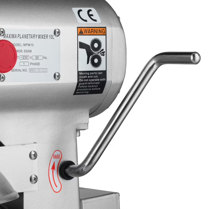 Maxima mixer planétaire 10 L jusqu'à 5 kg de pâte 3 vitesses