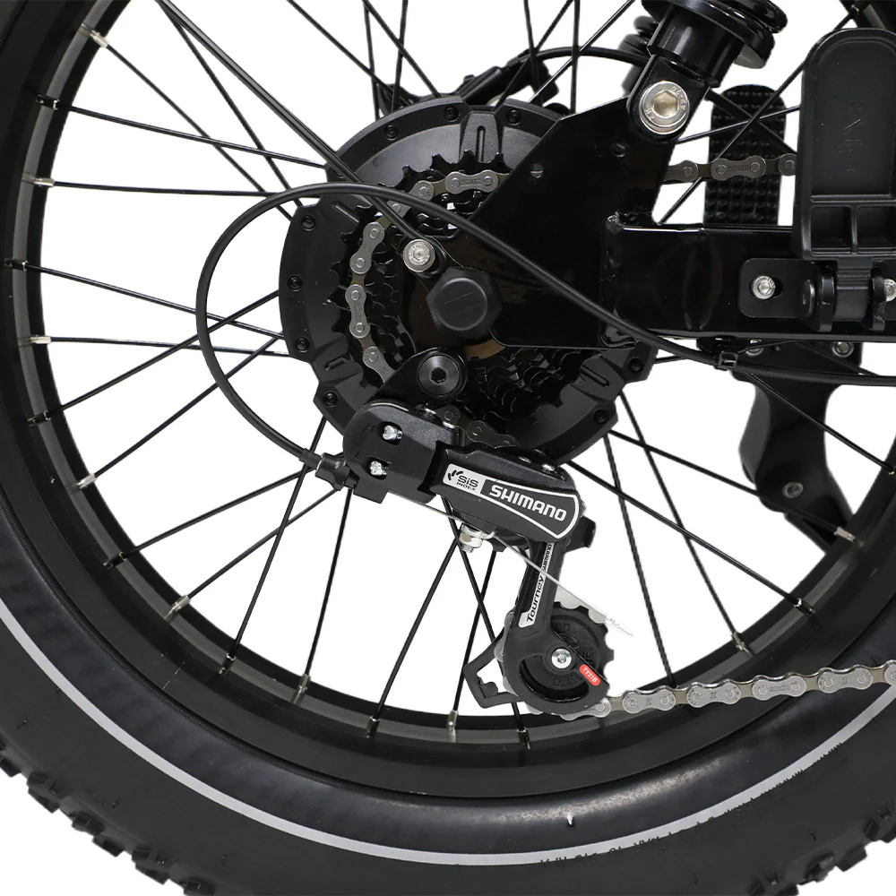 VTT Électrique à Suspension Complète fafrees OneSport W66 500W 20" Fat Bike 648Wh