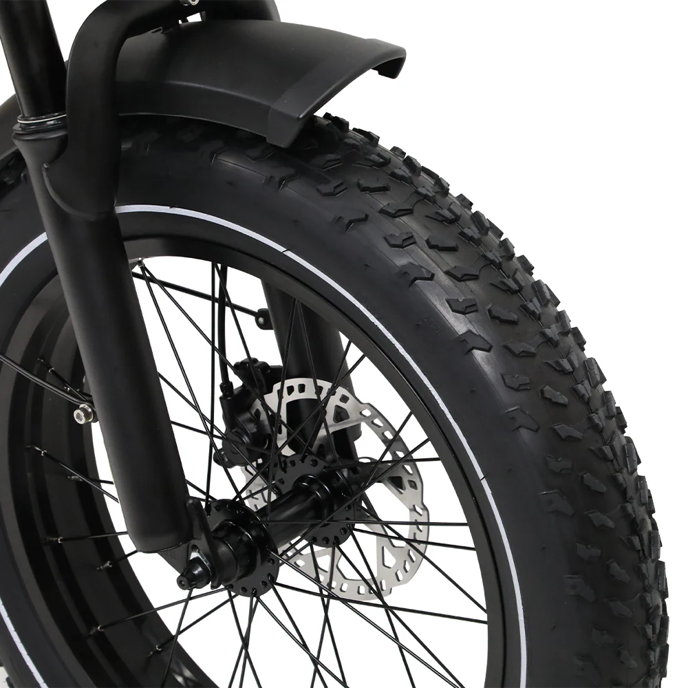 VTT Électrique à Suspension Complète fafrees OneSport W66 500W 20" Fat Bike 648Wh