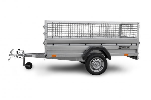 Remorque bagagère pas cher ZASLAW 235SU – 2,35 X 1,32 M GRILLAGÉE
