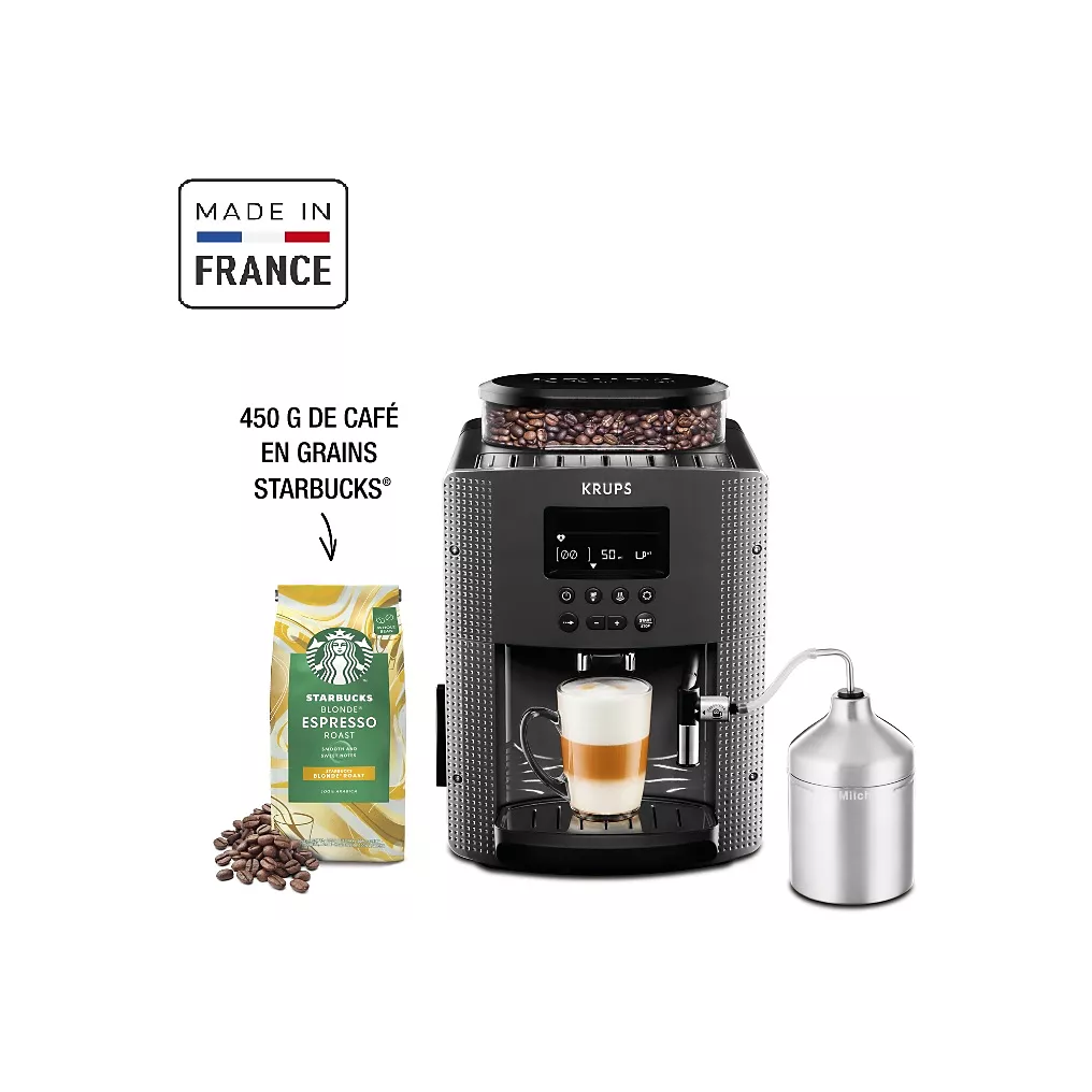 Expresso Broyeur KRUPS YY4539FD essential grise