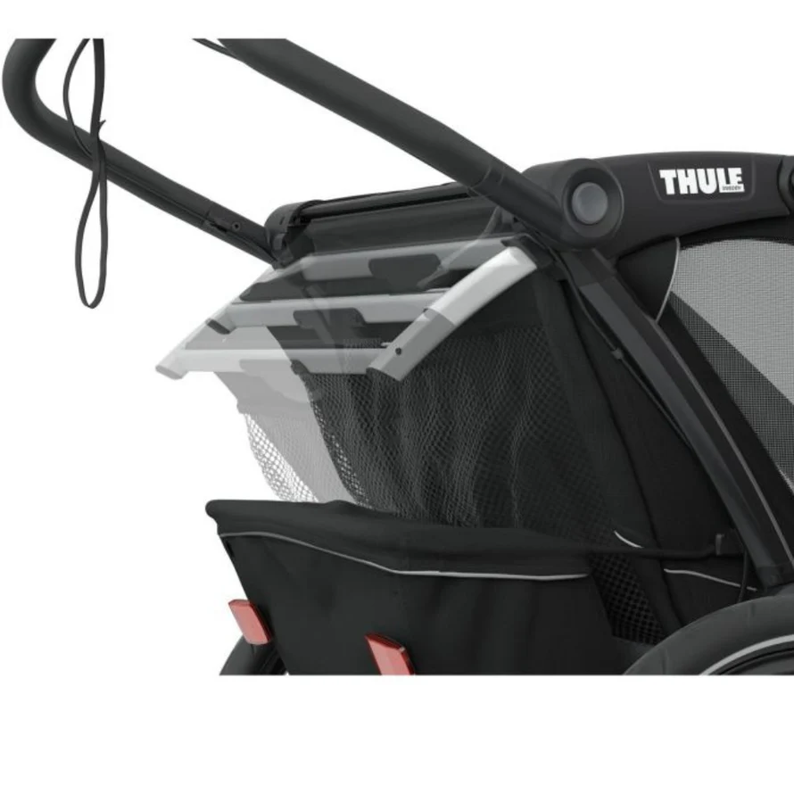 Chariot Thule Remorque Vélo pour 2 Enfants - Chariot Sport 2 Double - noir
