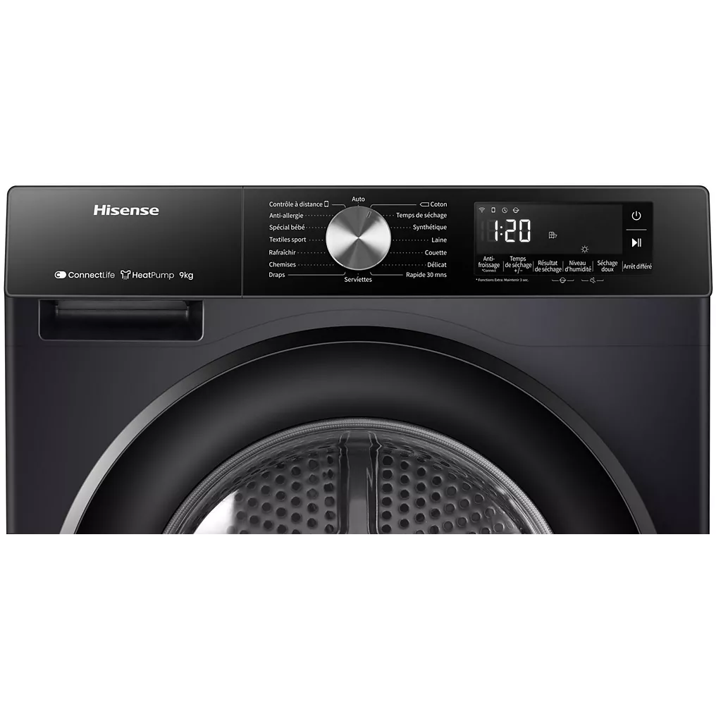 Sèche linge pompe à chaleur HISENSE DH3S902BB3 Reconditionné