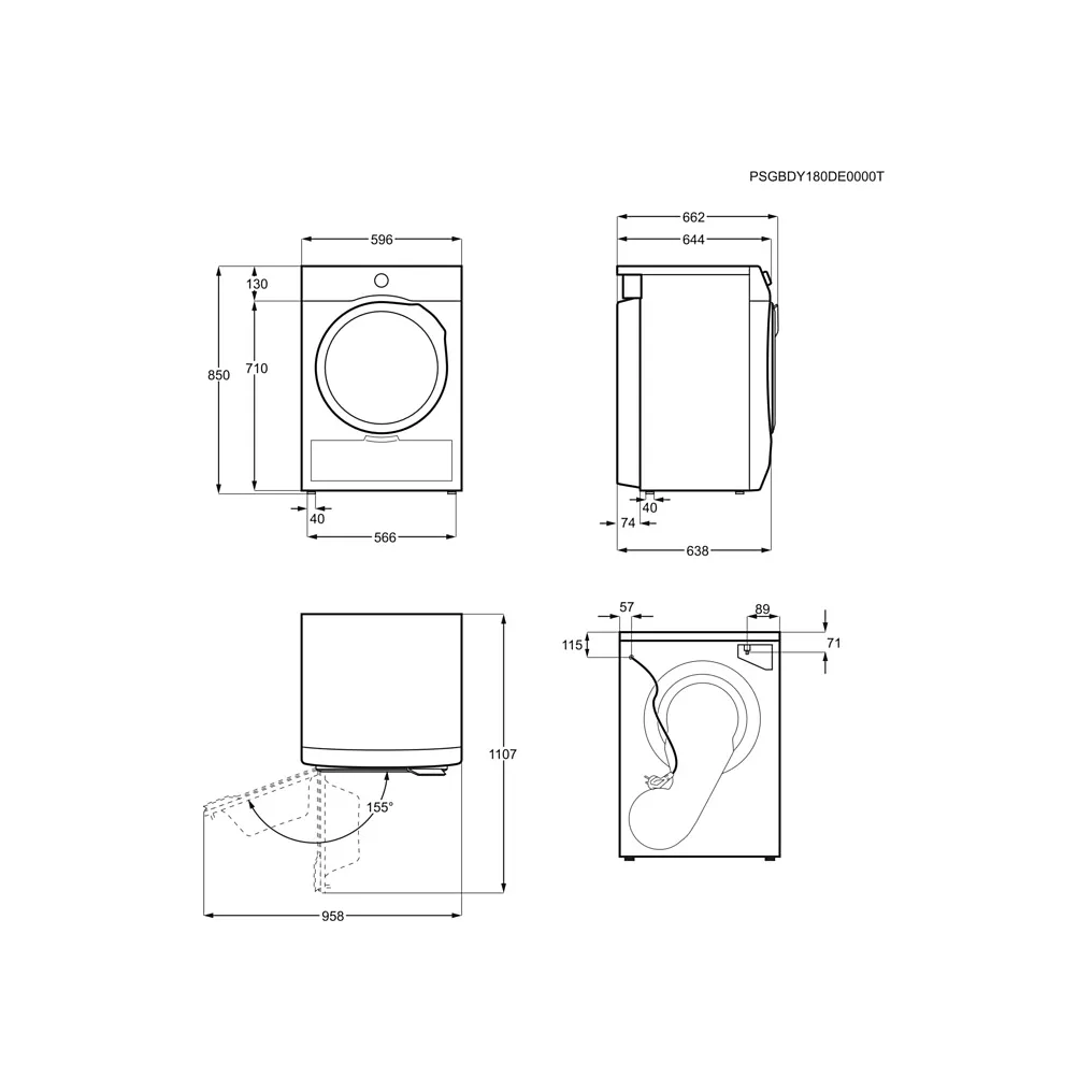 Sèche linge pompe à chaleur ELECTROLUX EW8H5349PS Reconditionné