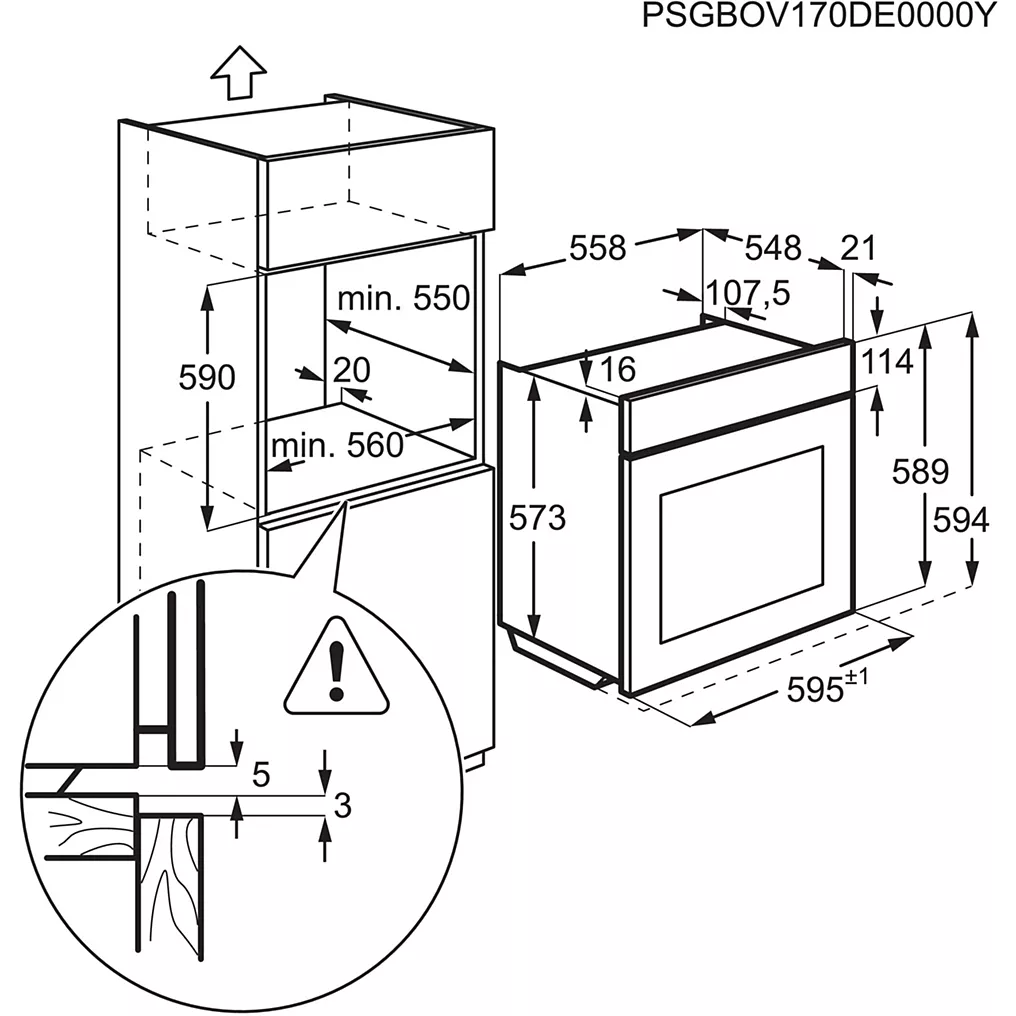 Four Pyro ELECTROLUX EOE6P57X SenseCook