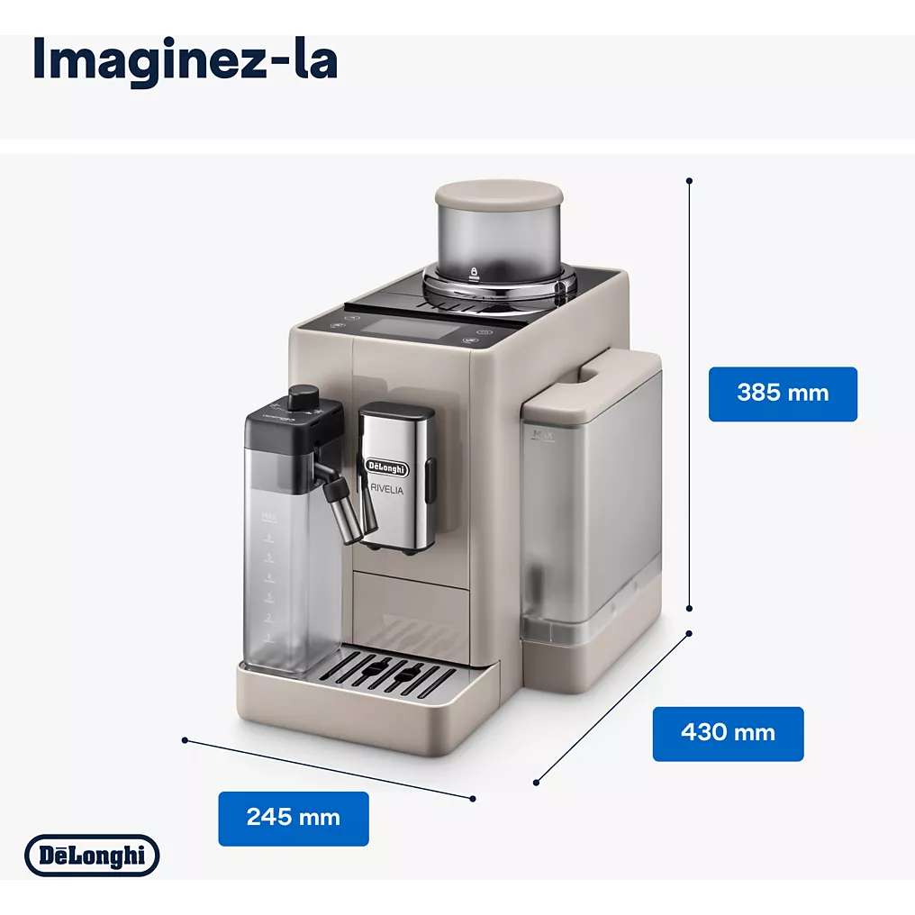 Expresso Broyeur DELONGHI FEB4455.BG Rivelia Latte Beige