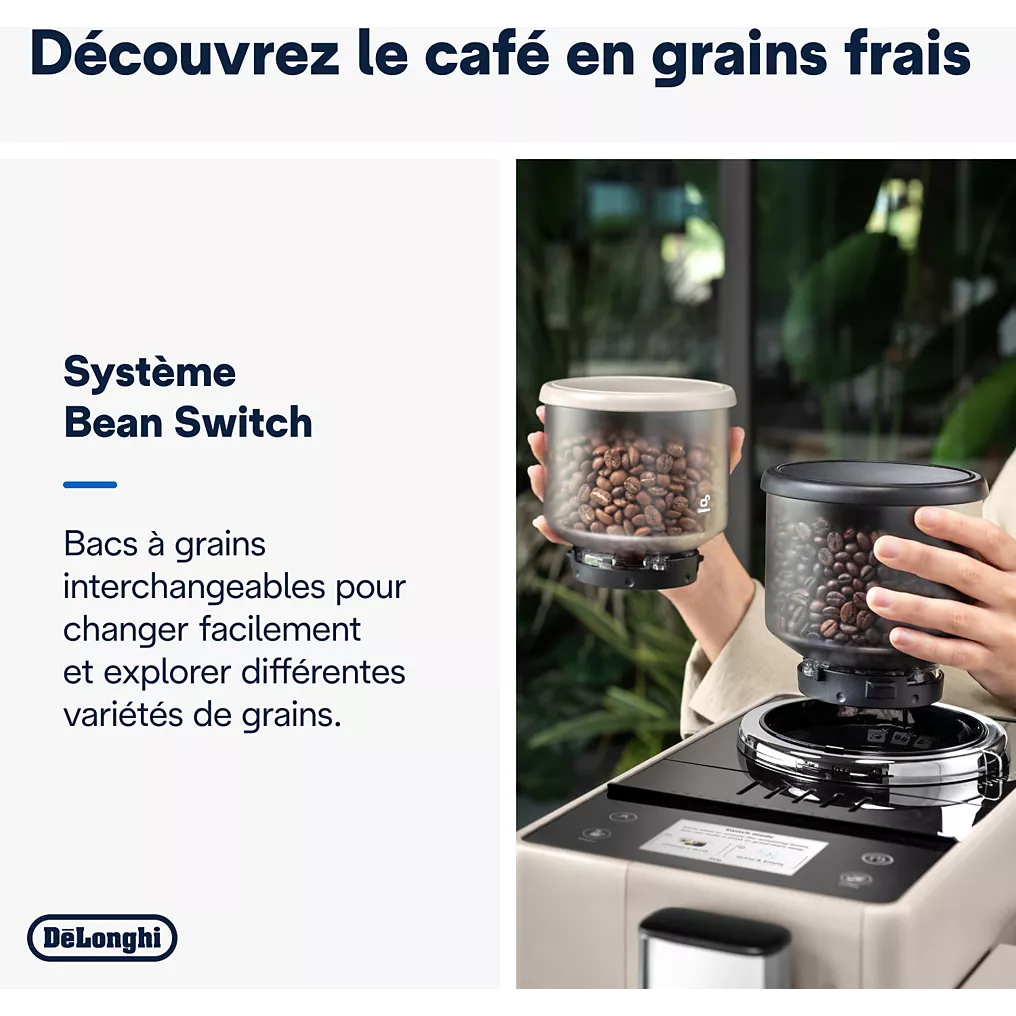 Expresso Broyeur DELONGHI FEB4455.BG Rivelia Latte Beige