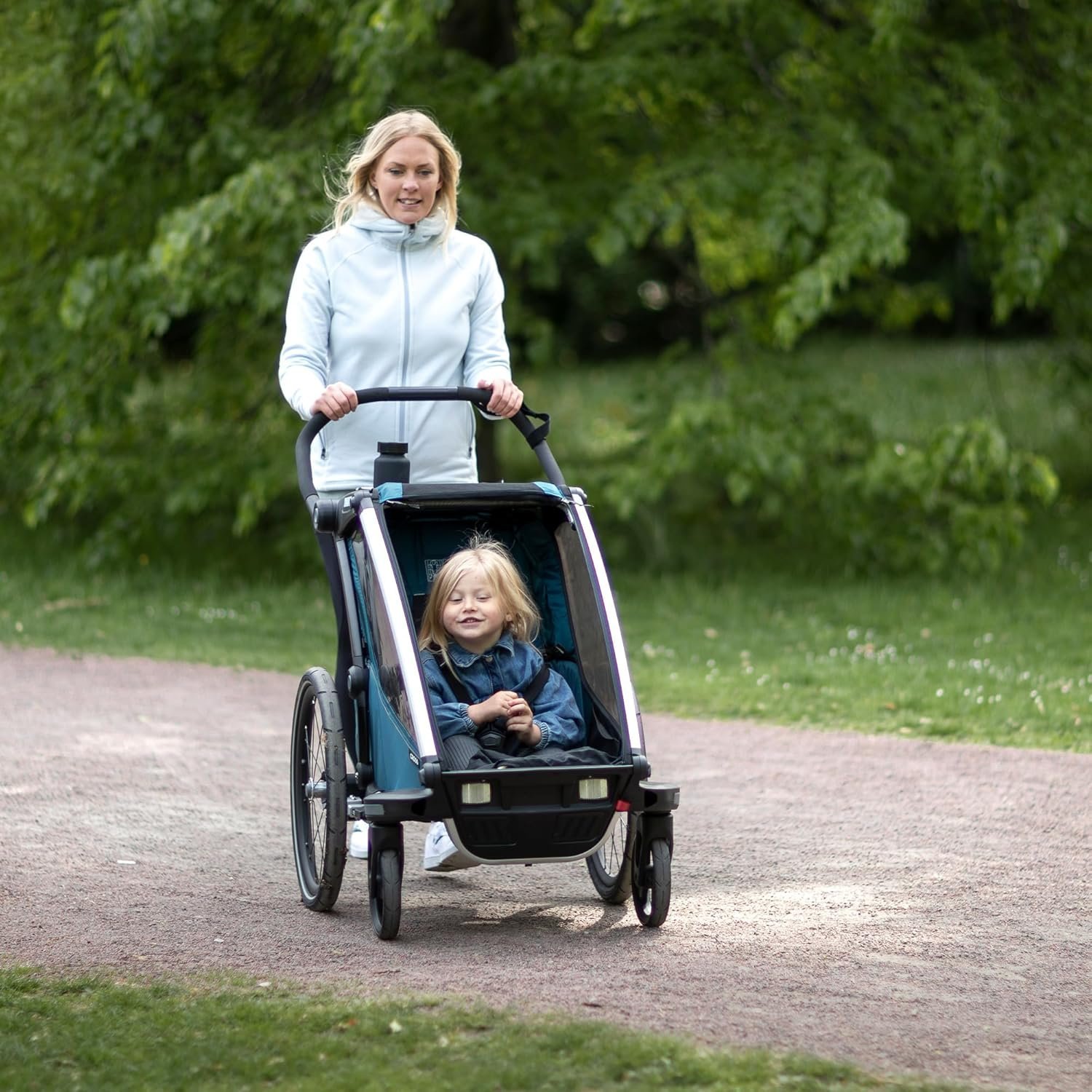 Thule Chariot Cross 1 - Remorque Vélo pour 1 Enfants - alaska