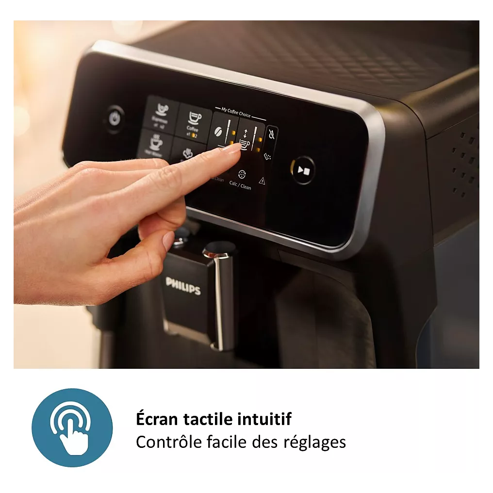 Expresso Broyeur PHILIPS EP1220/00 Noir Mat série 1200