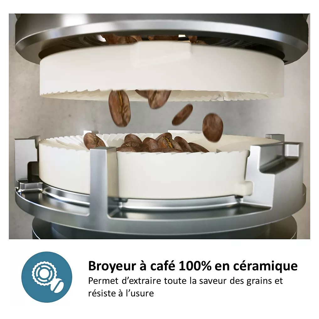 Expresso Broyeur PHILIPS EP1220/00 Noir Mat série 1200