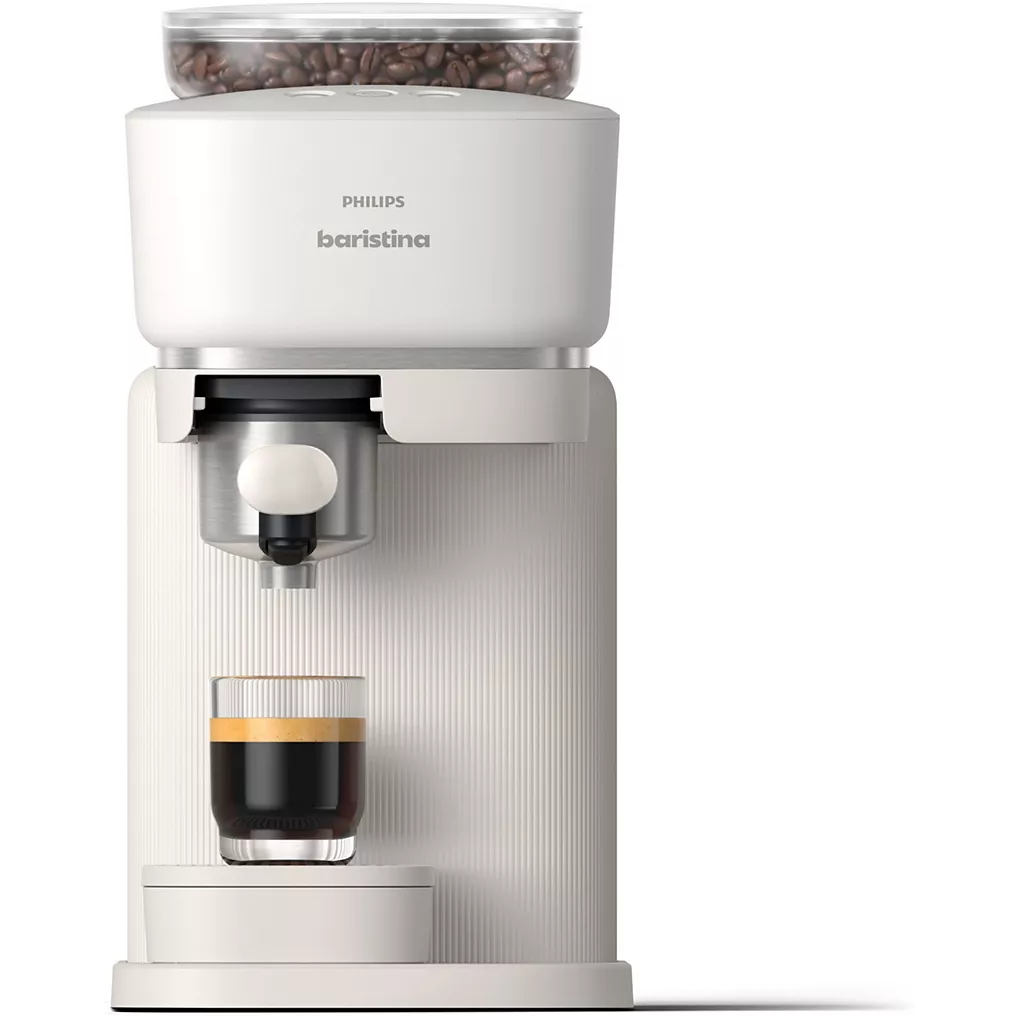 Machine à expresso PHILIPS Baristina BAR300/00 cafetière à grain Blanche