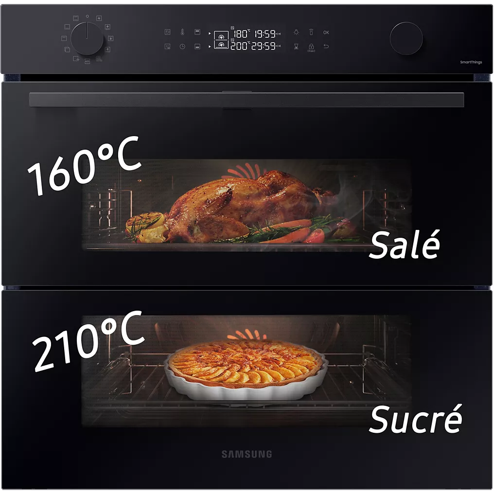 Four encastrable SAMSUNG NV7B45502AK DualCookFlex