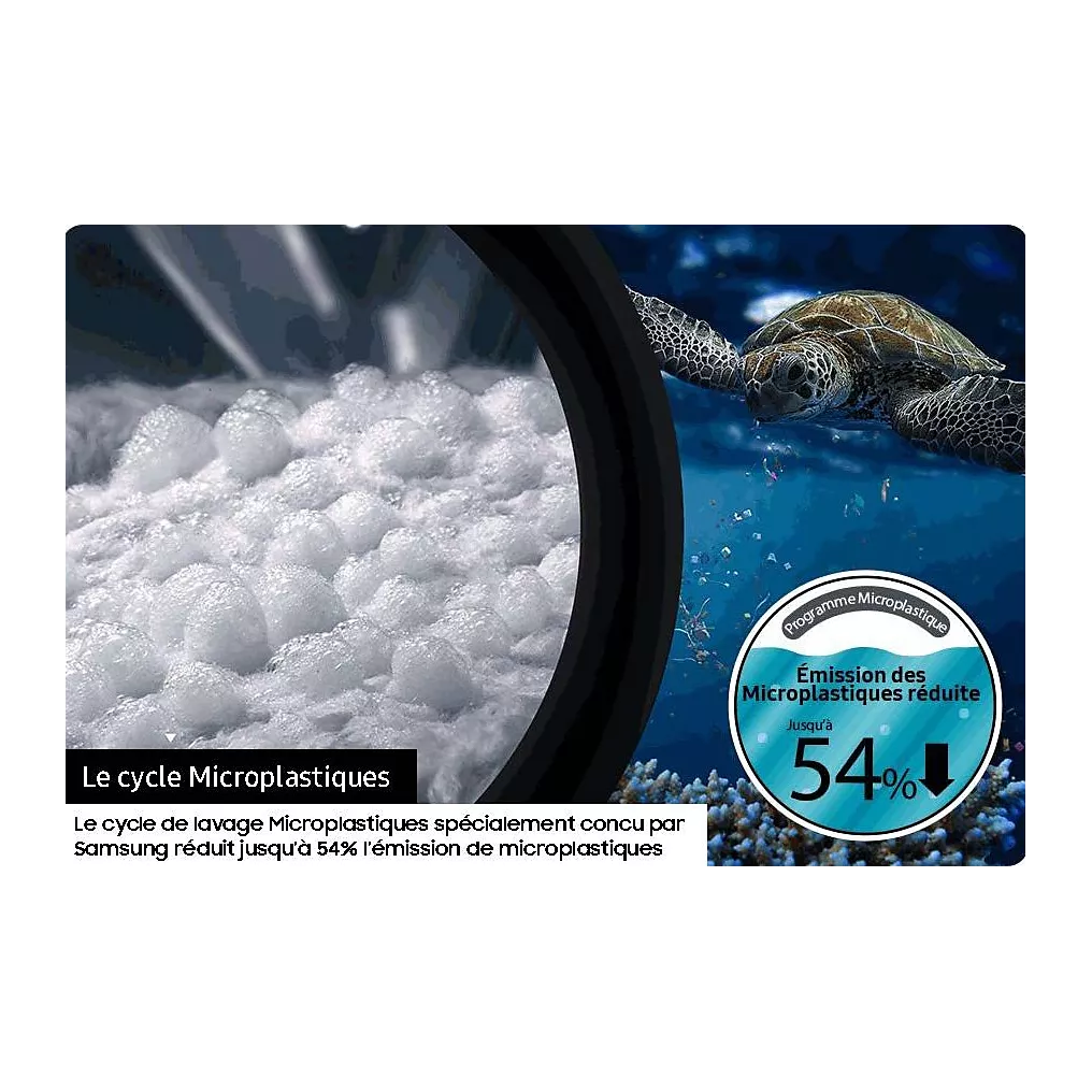 Lave linge hublot SAMSUNG WW80CGC04DAB Bespoke AI