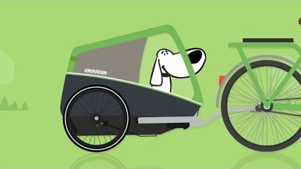 Remorque vélo pour chiens Croozer Dog Enna sundown yellow