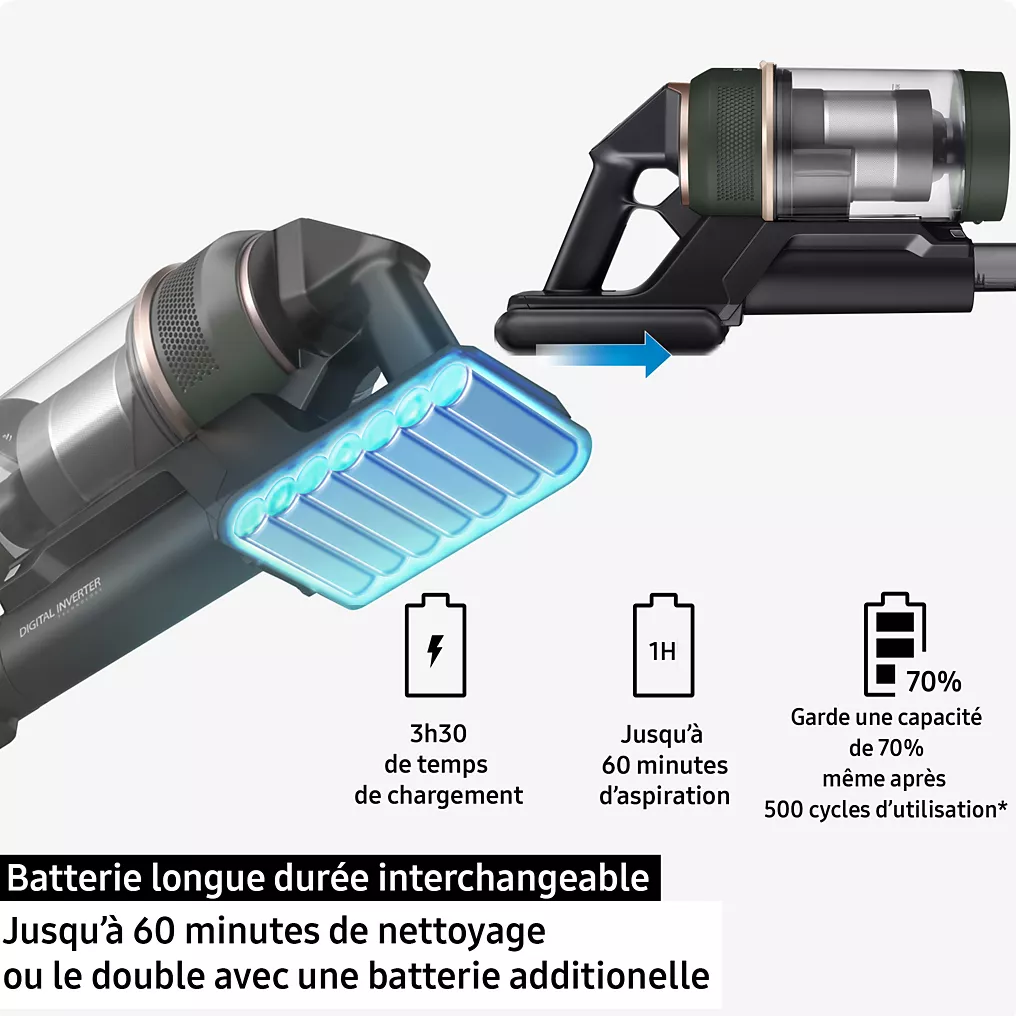 Aspirateur balai SAMSUNG Jet 85 Pet VS20C85G2TW