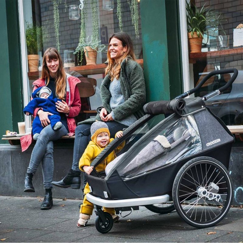 Croozer remorque vélo Kid Vaaya 1 pour un enfant 3IN1