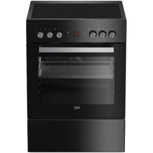 Cuisinière vitrocéramique BEKO BEKO FSM6730BCS Multifonction Catalyse 60 cm