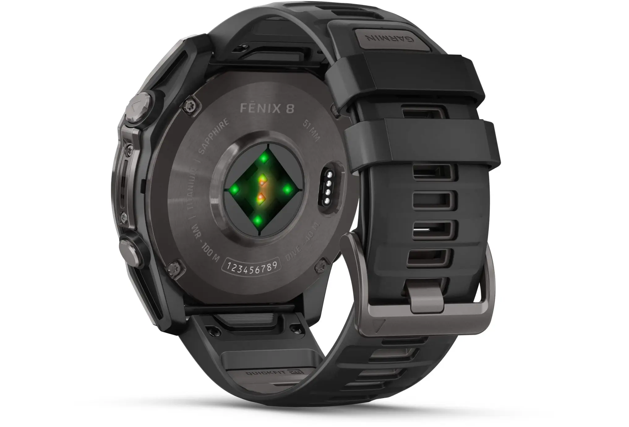 Montre sport Garmin Fenix 8 AMOLED Sapphire Titane 43mm