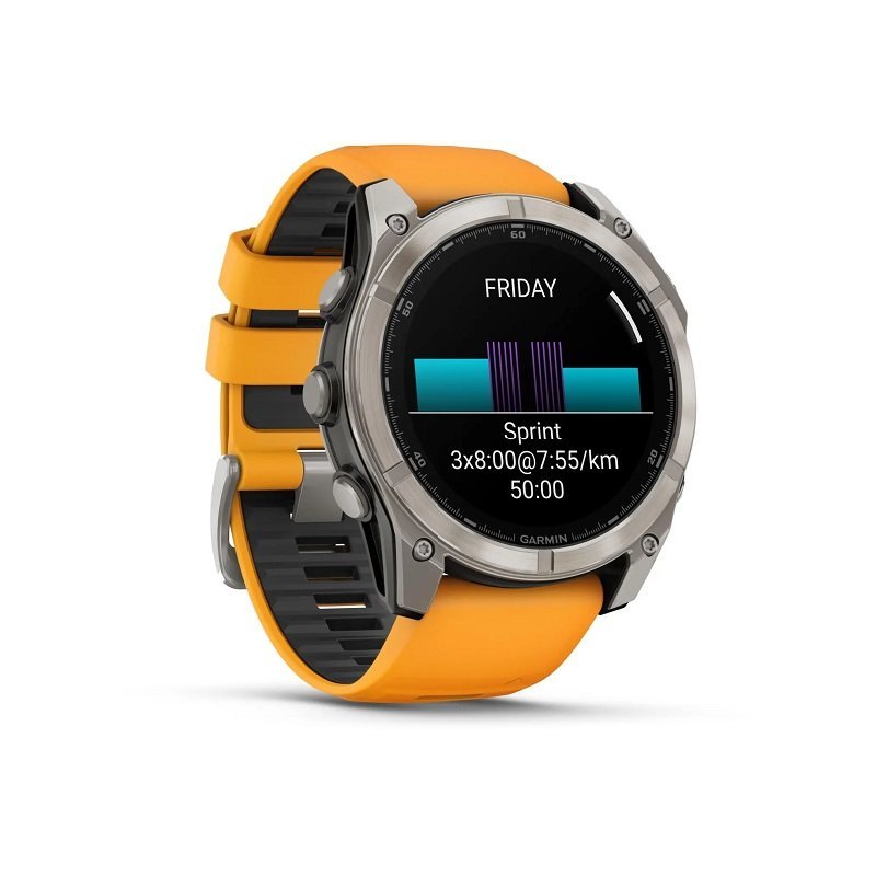 Montre sport Garmin Fenix 8 AMOLED Sapphire Titane 43mm