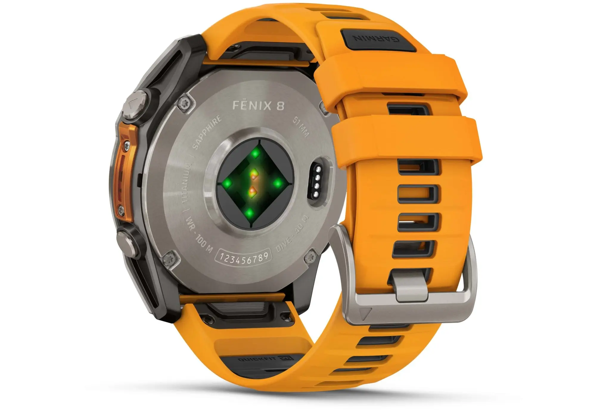 Montre sport Garmin Fenix 8 AMOLED Sapphire Titane 43mm