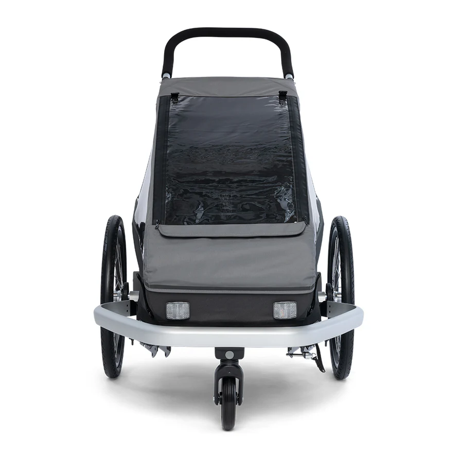 Remorque cargo pour velo à suspension Kid Keeke 1 Croozer 3IN1