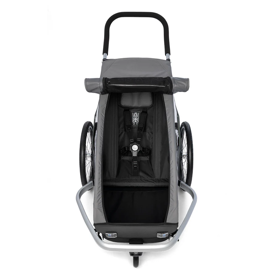 Remorque cargo pour velo à suspension Kid Keeke 1 Croozer 3IN1
