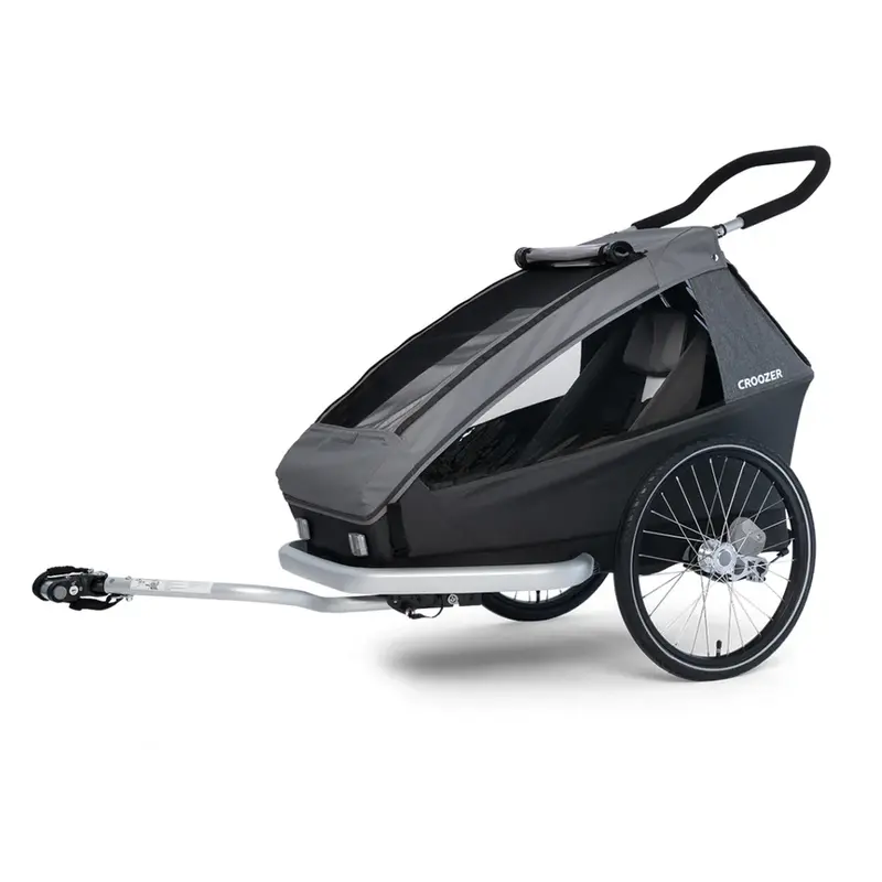 Remorque cargo pour velo à suspension Kid Keeke 1 Croozer 3IN1