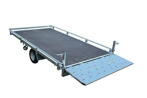 Remorque plateau ÉRDÉ PLBH 340 – 3,45 X 1,85 M – 1350 KG