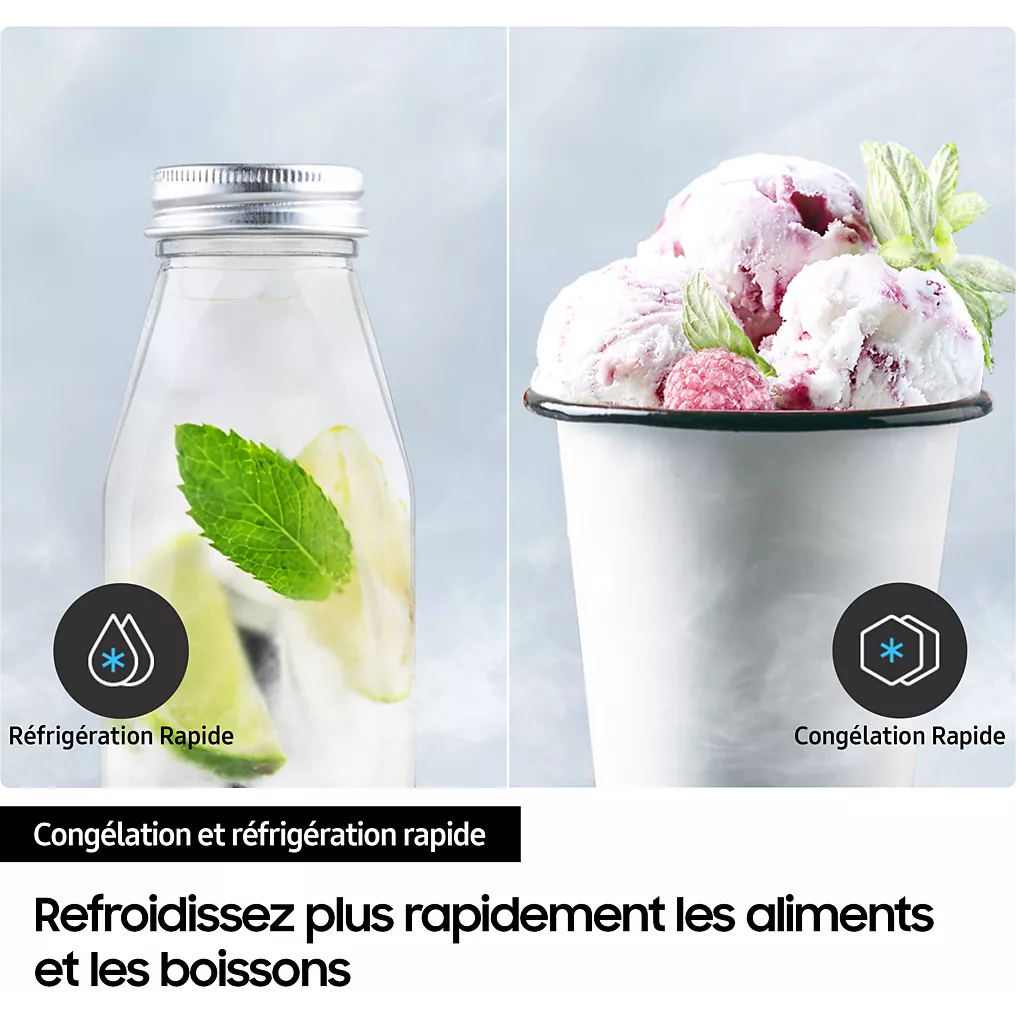 Réfrigérateur combiné SAMSUNG RB34C600DSA