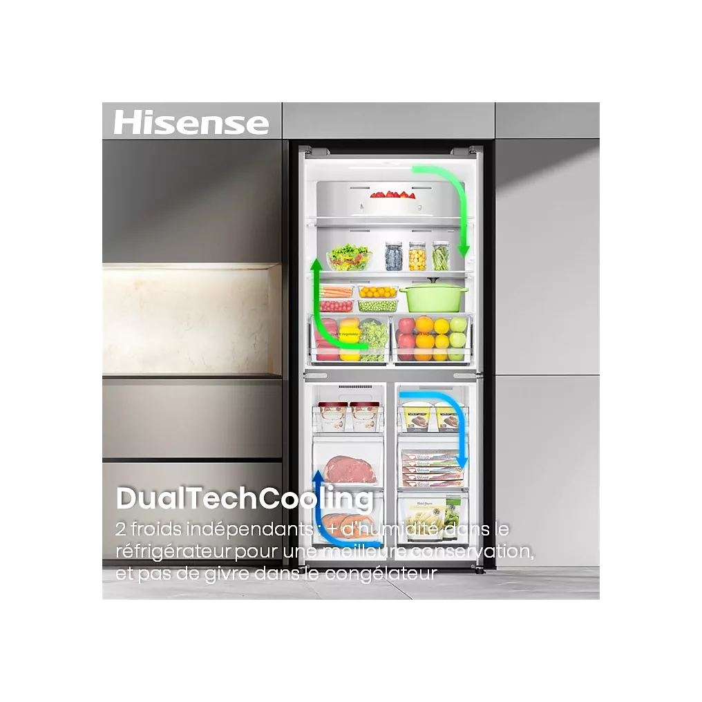 Réfrigérateur multi portes HISENSE RQ5P470SMIE