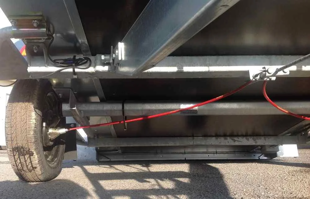 Remorque plateau MECANOREM RPMS 601 F - PTAC : 1000 Kg - 1 essieu freiné - 305 x 170 cm