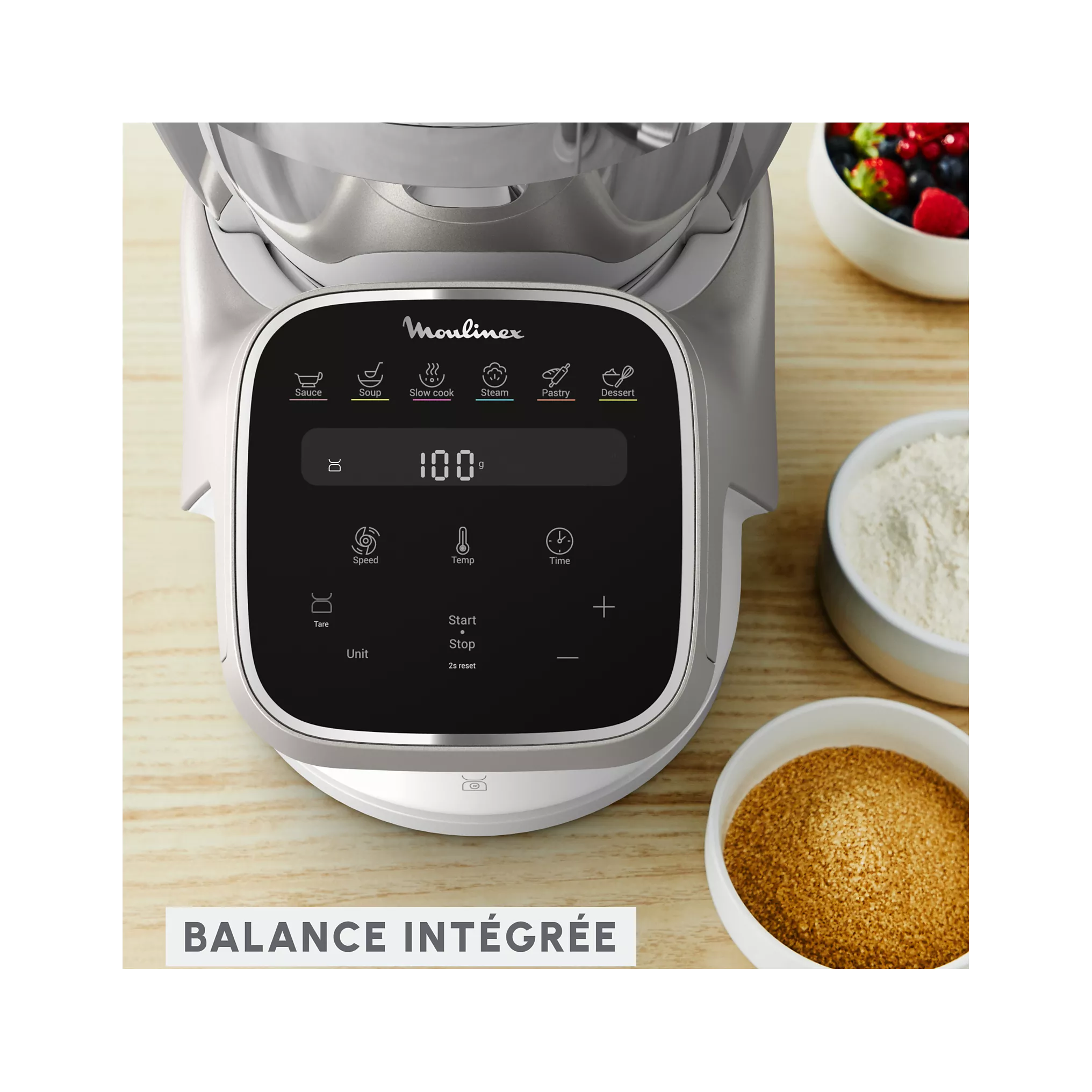 Robot cuiseur Moulinex companion pro + cuiseur vapeur YY5286FG