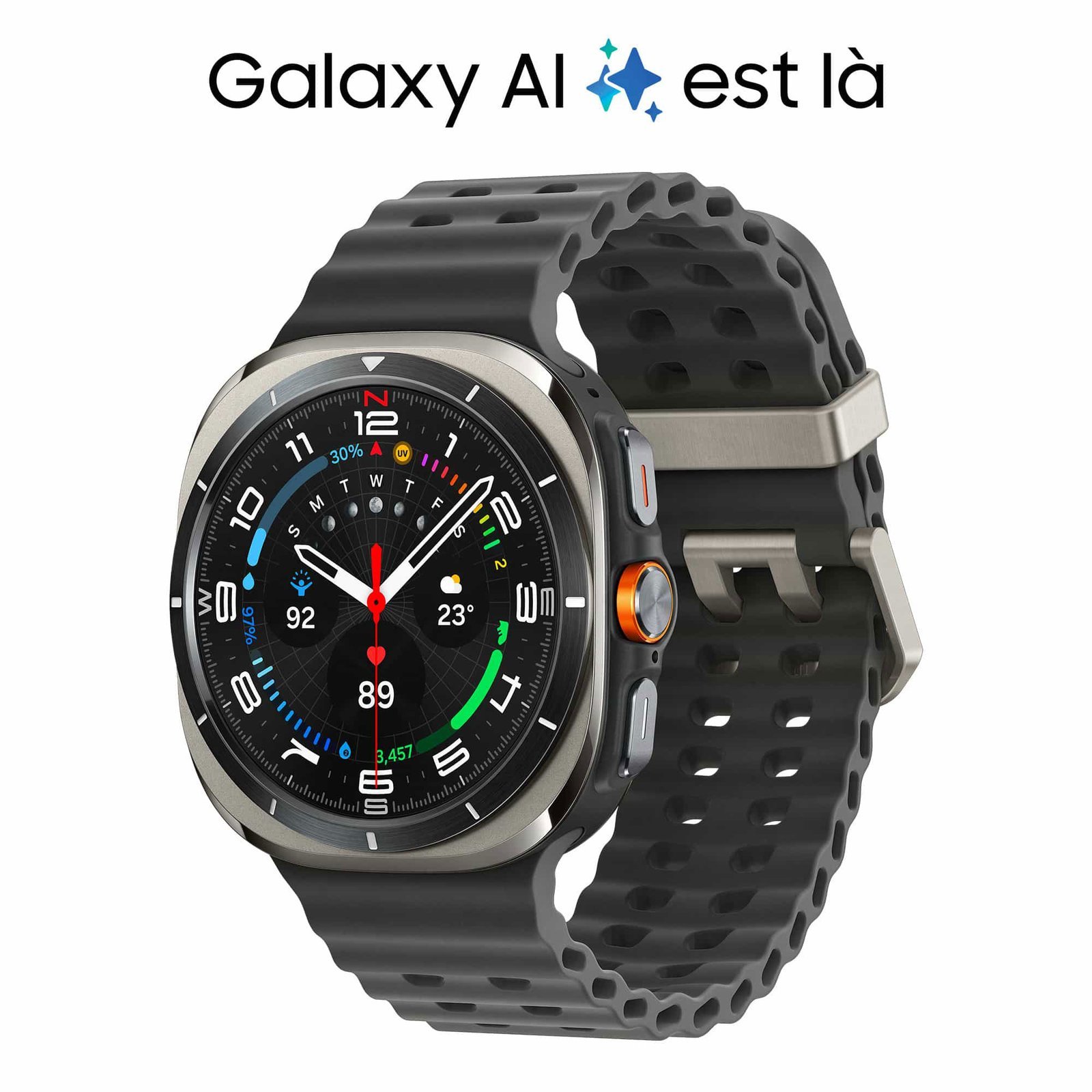 Samsung Galaxy Watch Ultra 4G 47 mm Argent Titane