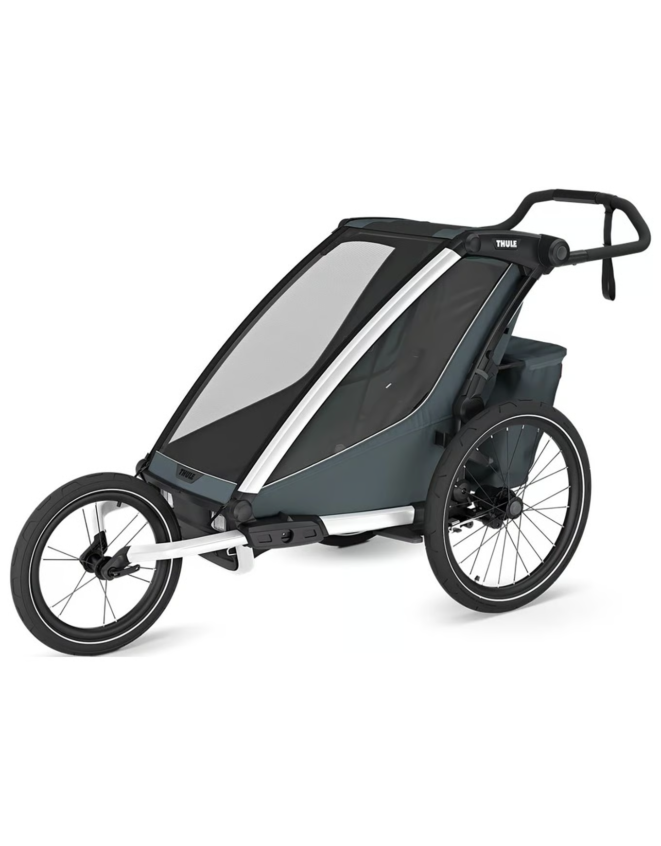 Remorque thule velo pour 1 Enfant - Chariot Cross 2 Single - dark slate
