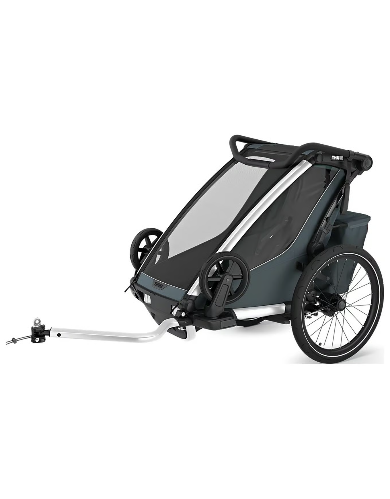 Remorque thule velo pour 1 Enfant - Chariot Cross 2 Single - dark slate