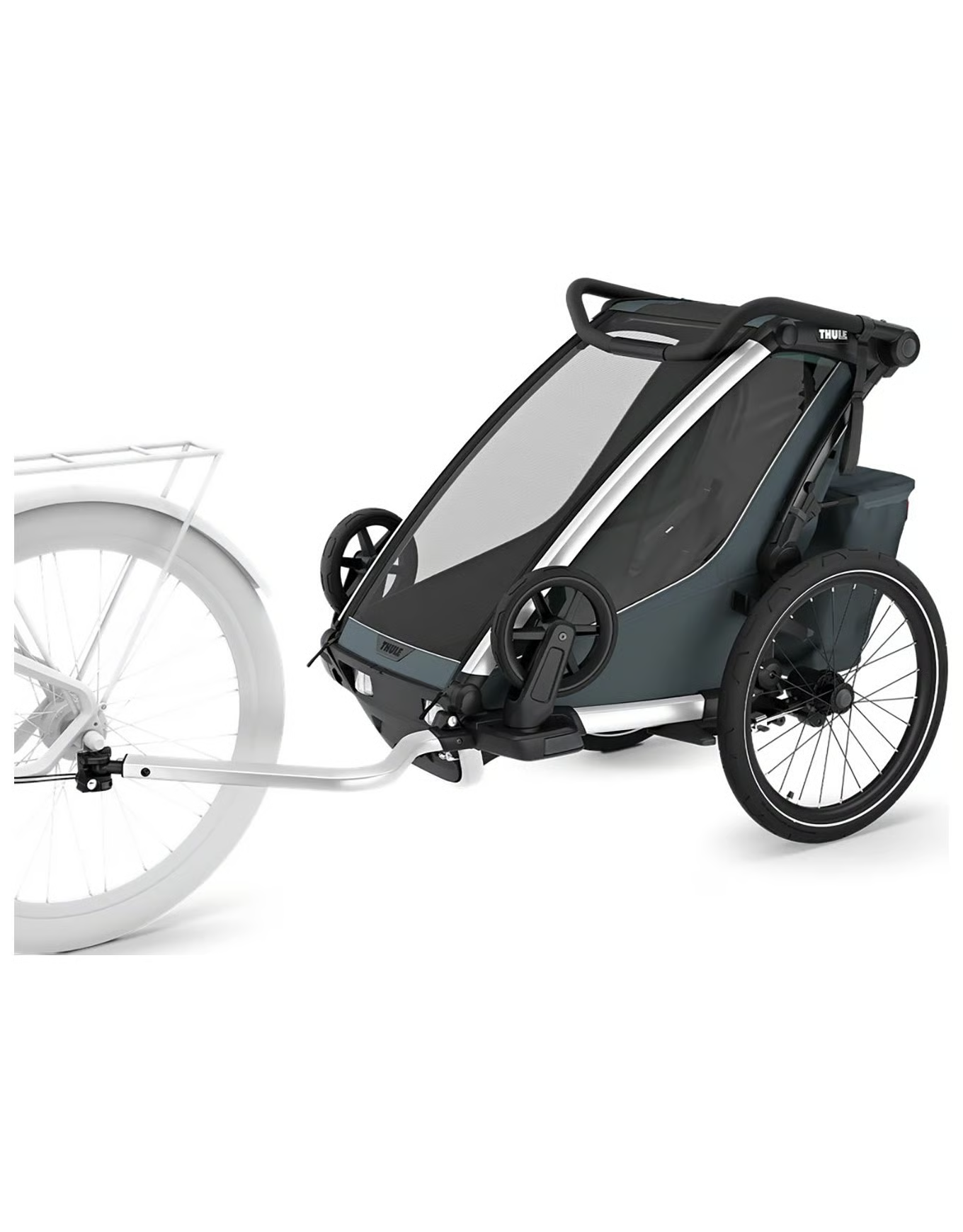 Remorque thule velo pour 1 Enfant - Chariot Cross 2 Single - dark slate
