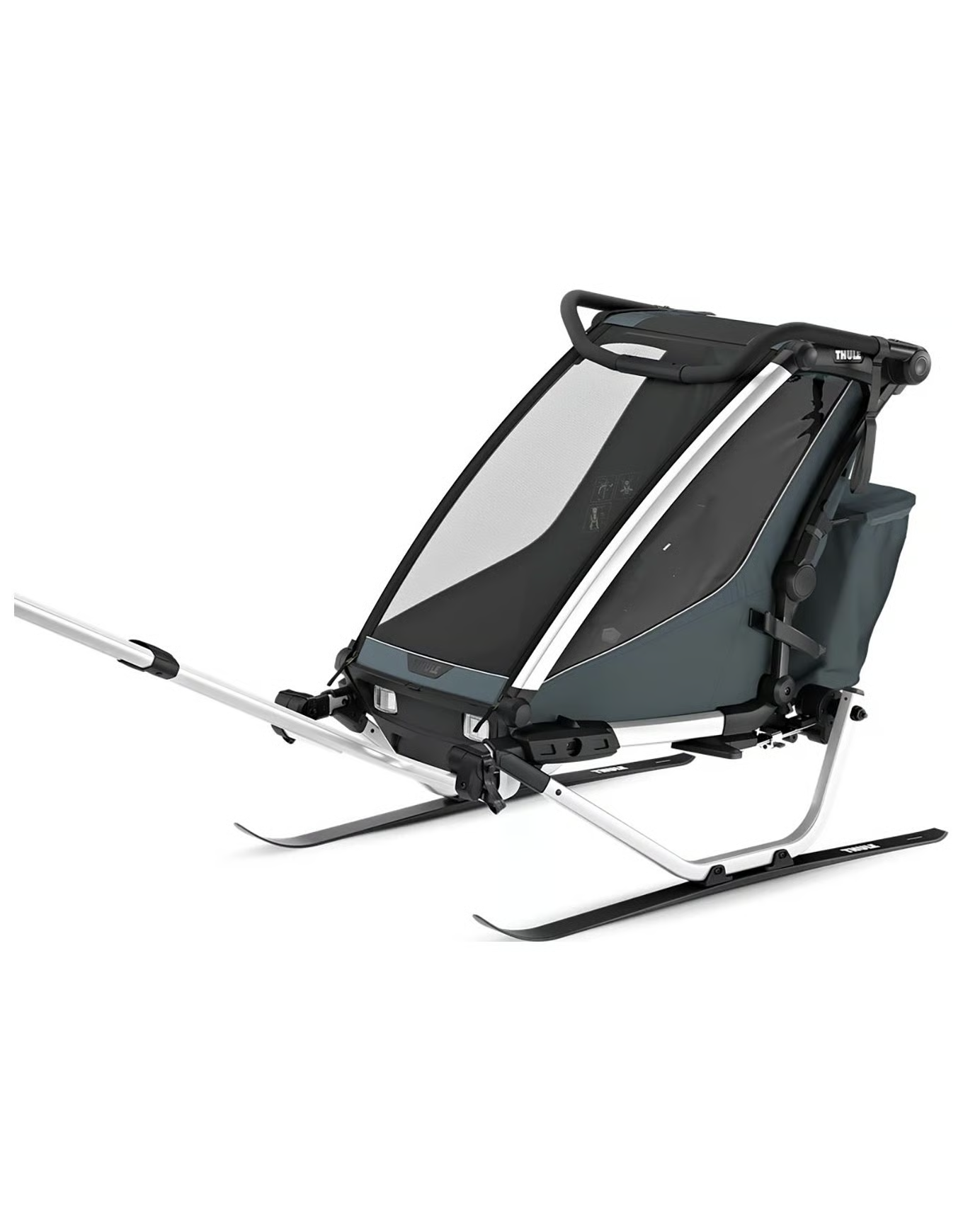 Remorque thule velo pour 1 Enfant - Chariot Cross 2 Single - dark slate