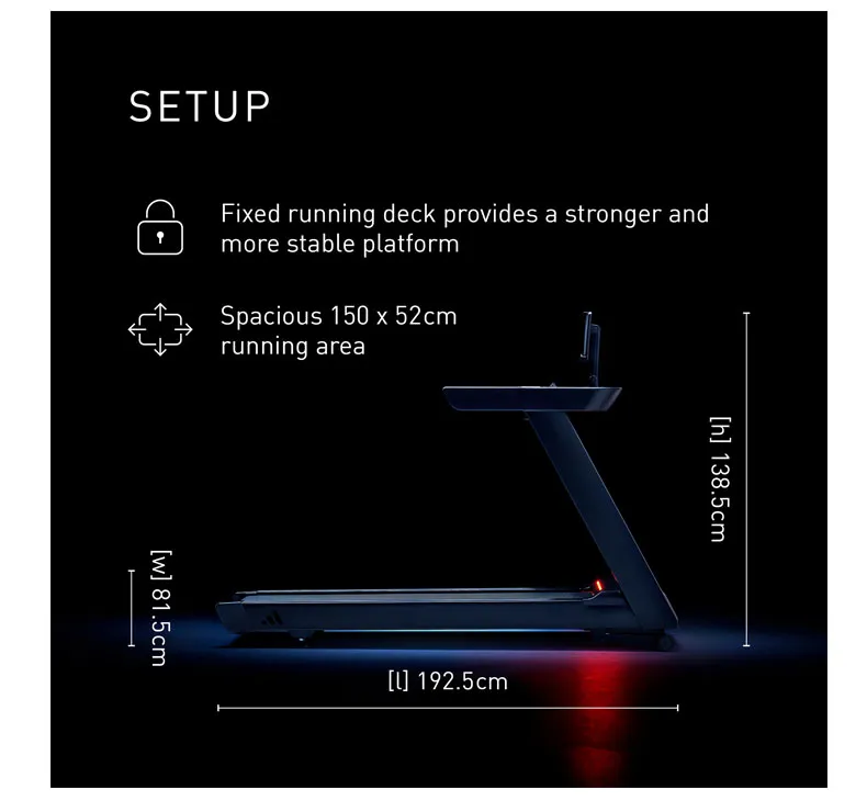 Tapis de Course Adidas T-23 + Bluetooth