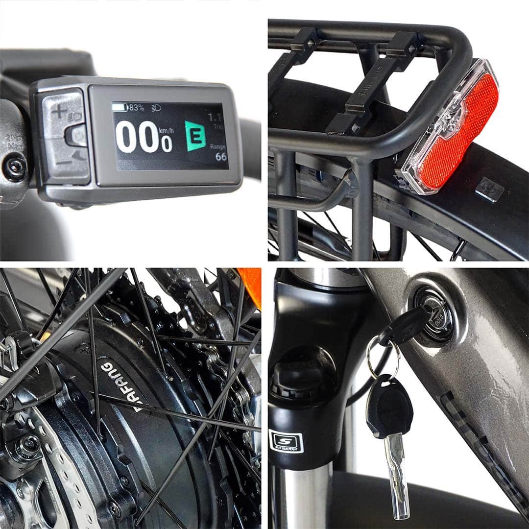 VTT Électrique UrbanBiker UB300 FE Equipement complet