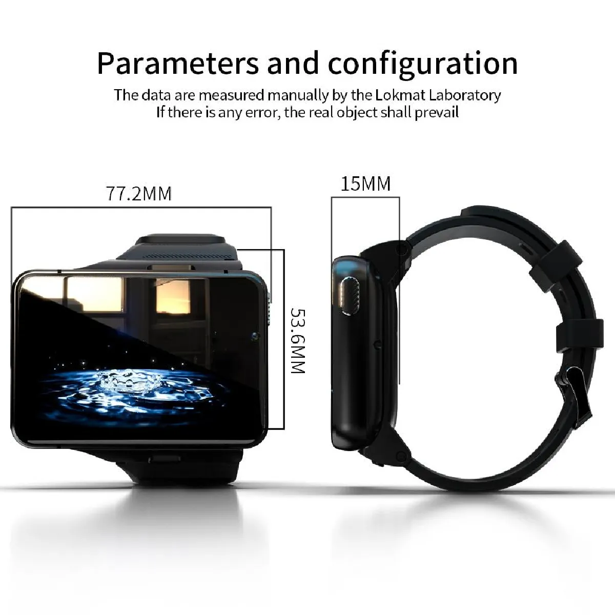 Yonis Montre Connectée 4G Écran 2.88" GPS