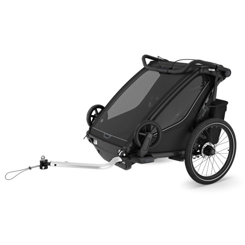 Remorque bébé vélo Thule pour 2 Enfants - Chariot Sport 2 Double - noir