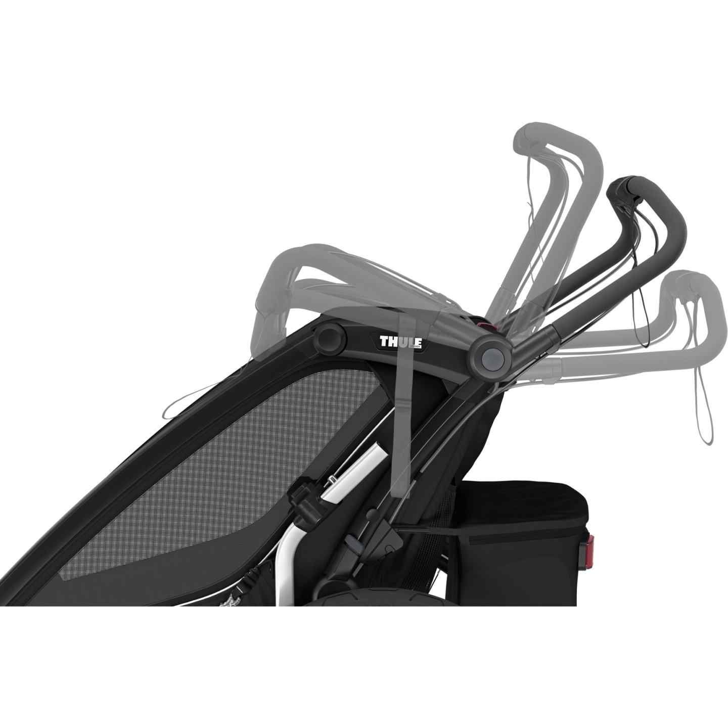 Chariot à velo Thule pour 2 Enfants - Chariot Sport 2 Double - natural gold