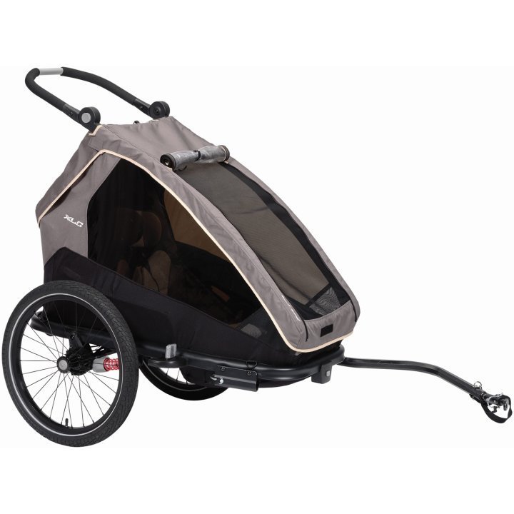 Vélo remorque XLC MONO S Enfants - gris/beige/anthracite