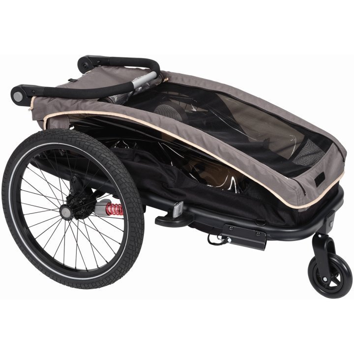 Vélo remorque XLC MONO S Enfants - gris/beige/anthracite